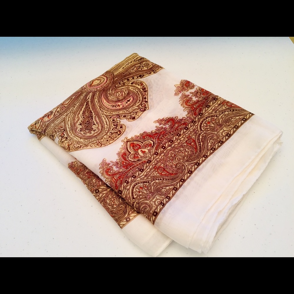 NEW Silk Polyester Scarf Wrap Shawl Long Cover